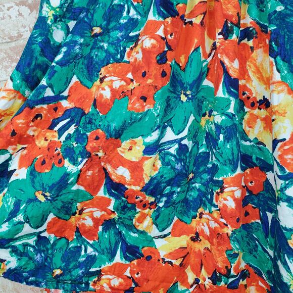 Duro Olowu Floral Skirt with Pockets Sz Small - Picture 8 of 10